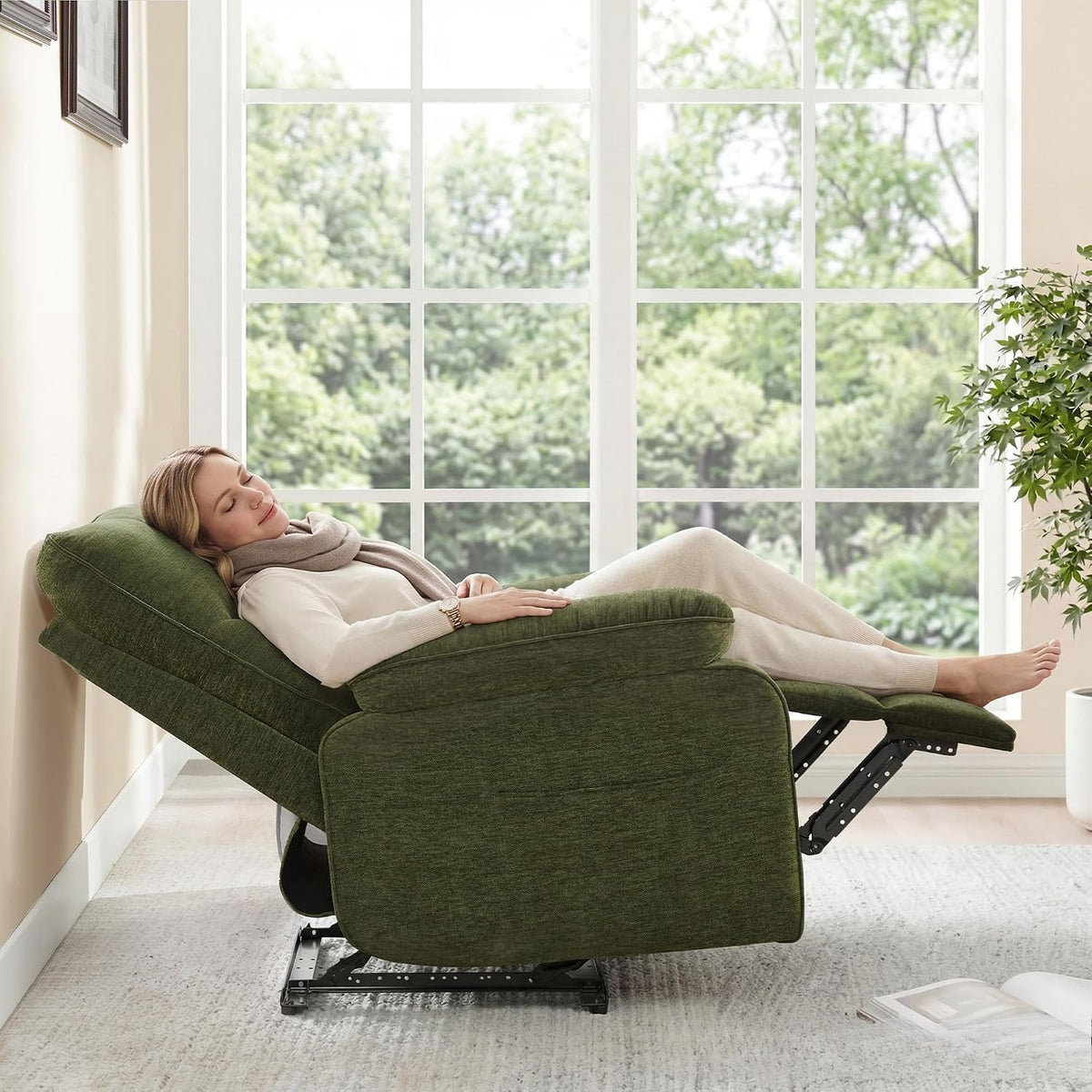 Green Wall Hugger Recliner