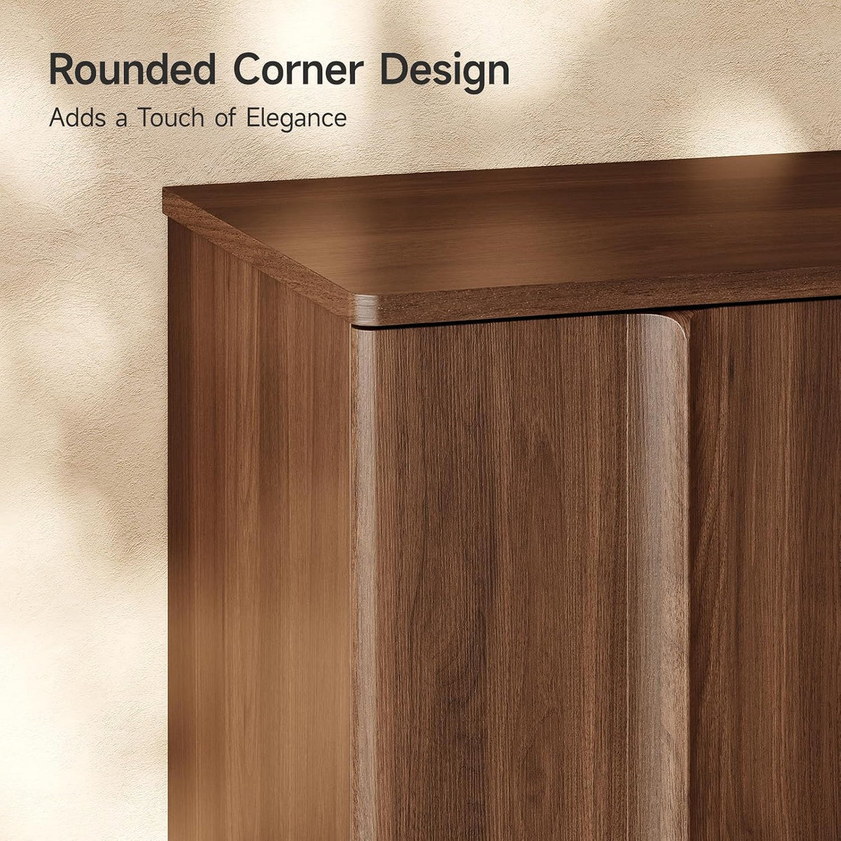 61" Walnut Sideboard Buffet