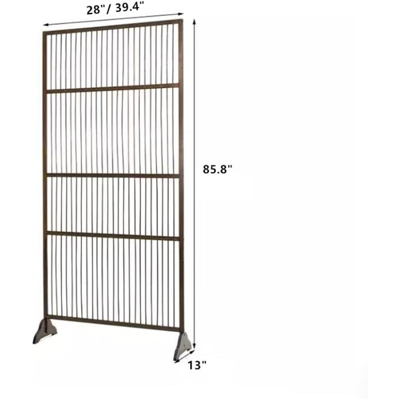 Walnut Bamboo Freestanding Room Divider
